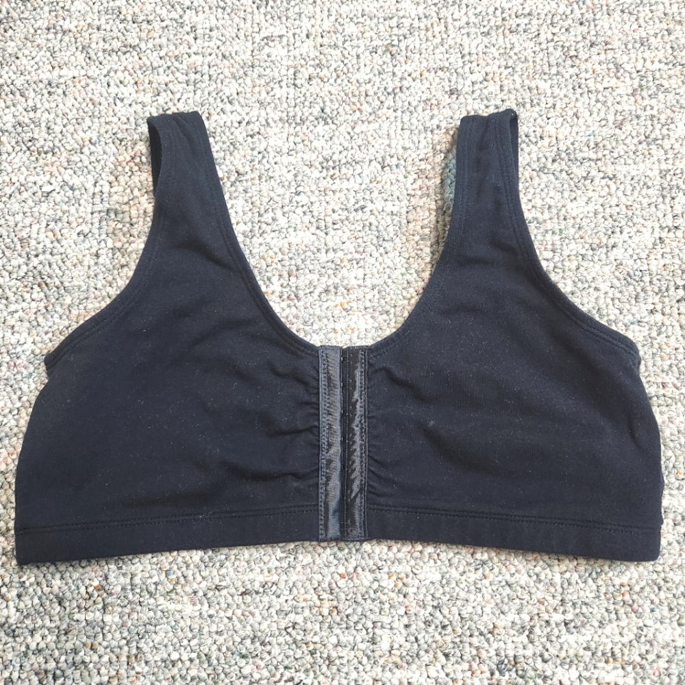Contemporary Designs Black Surgical Bra 42